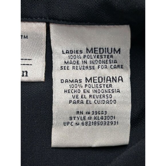 Kathie Lee Collection Sleeveless Collared Tie Back Blouse in Black - Sz M - Picture 4 of 5